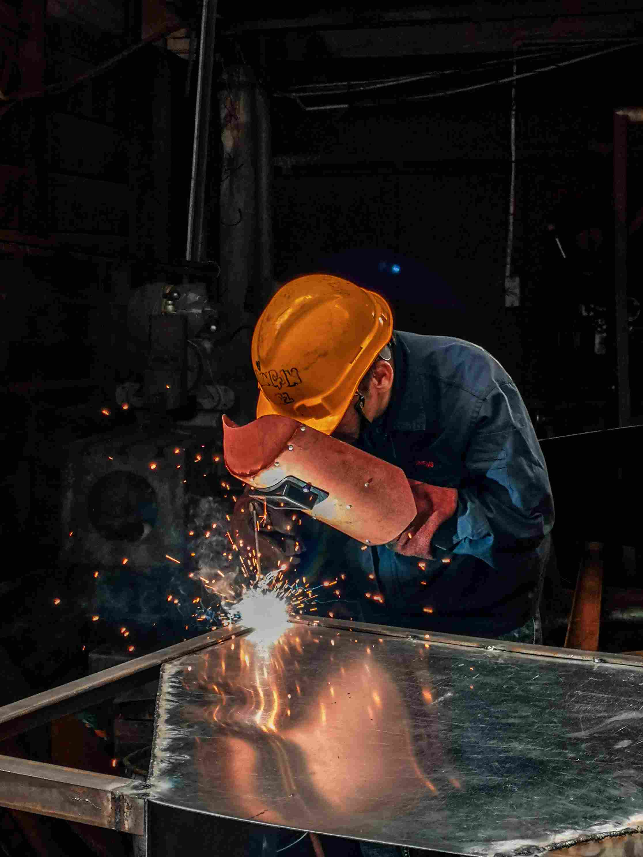 Precision welding on site